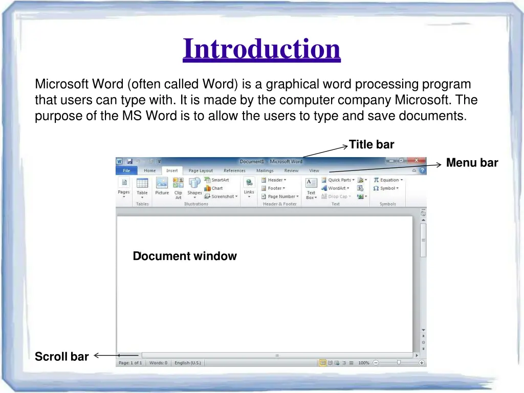 introduction