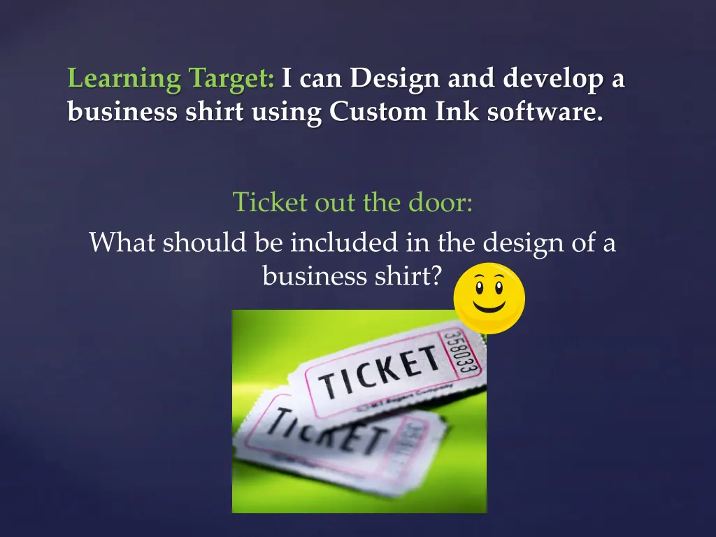 learning target i can design and develop 3