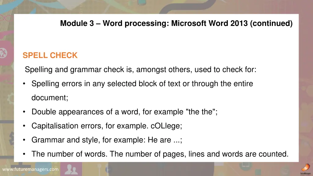 module 3 word processing microsoft word 2013 2