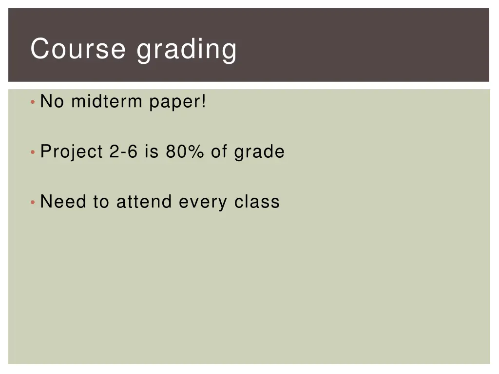 course grading