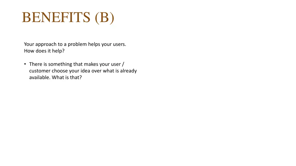 benefits b