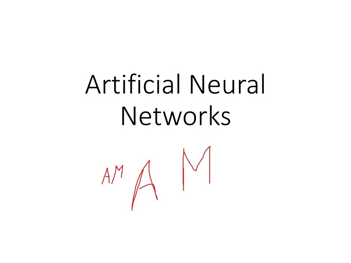 artificial neural networks