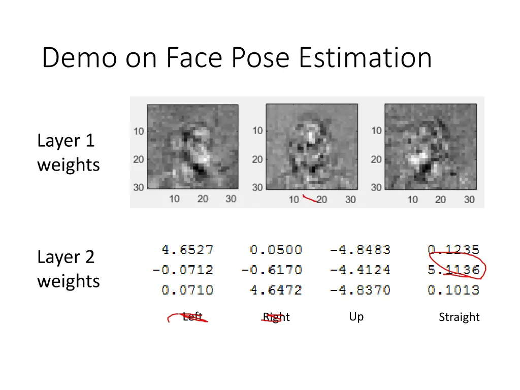 demo on face pose estimation 2