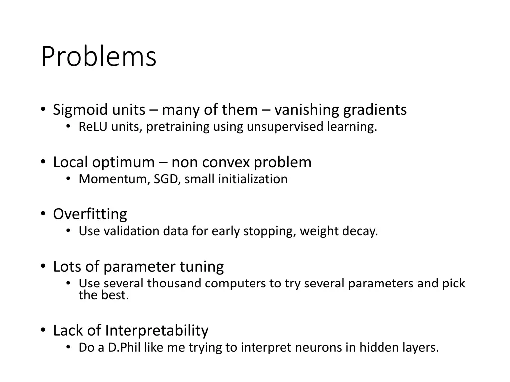 problems