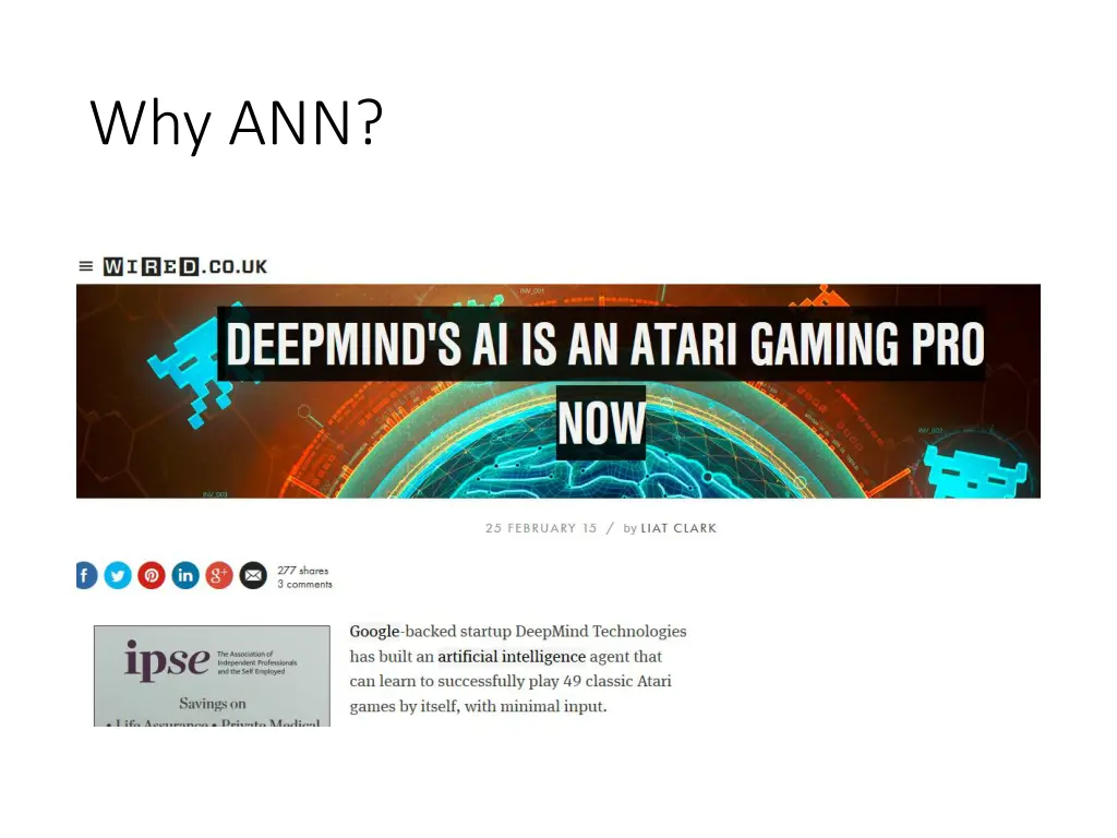 why ann 1