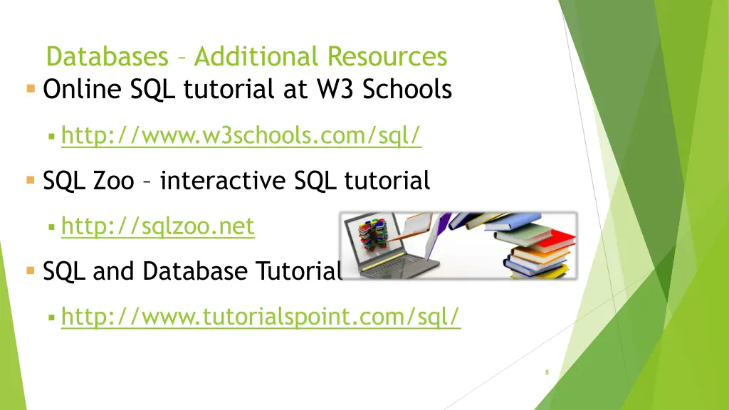 databases additional resources