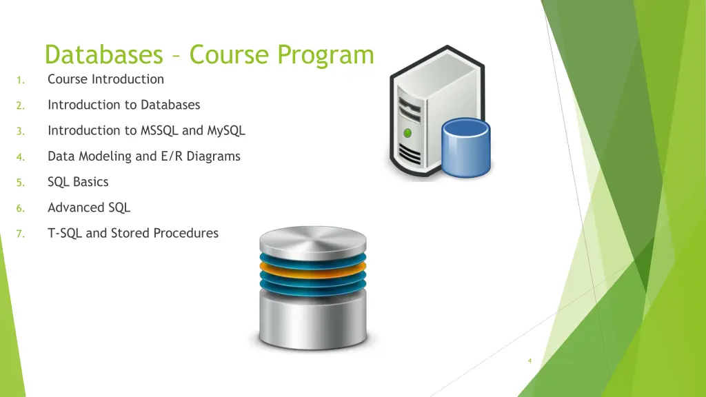 databases course program course introduction