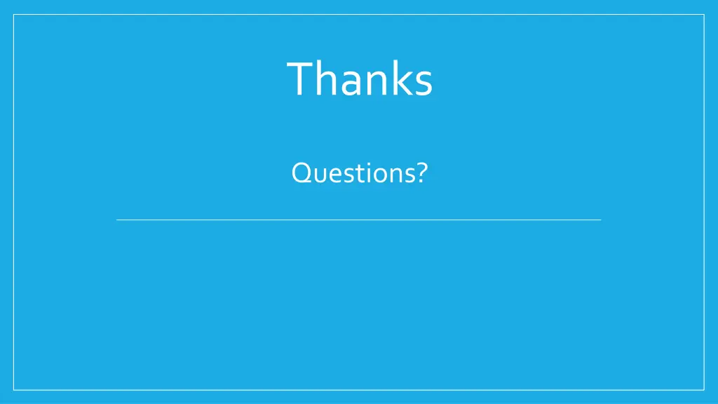 thanks