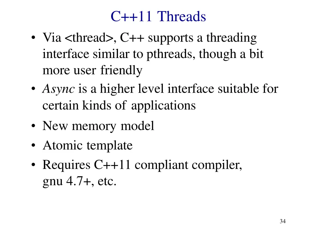 c 11 threads