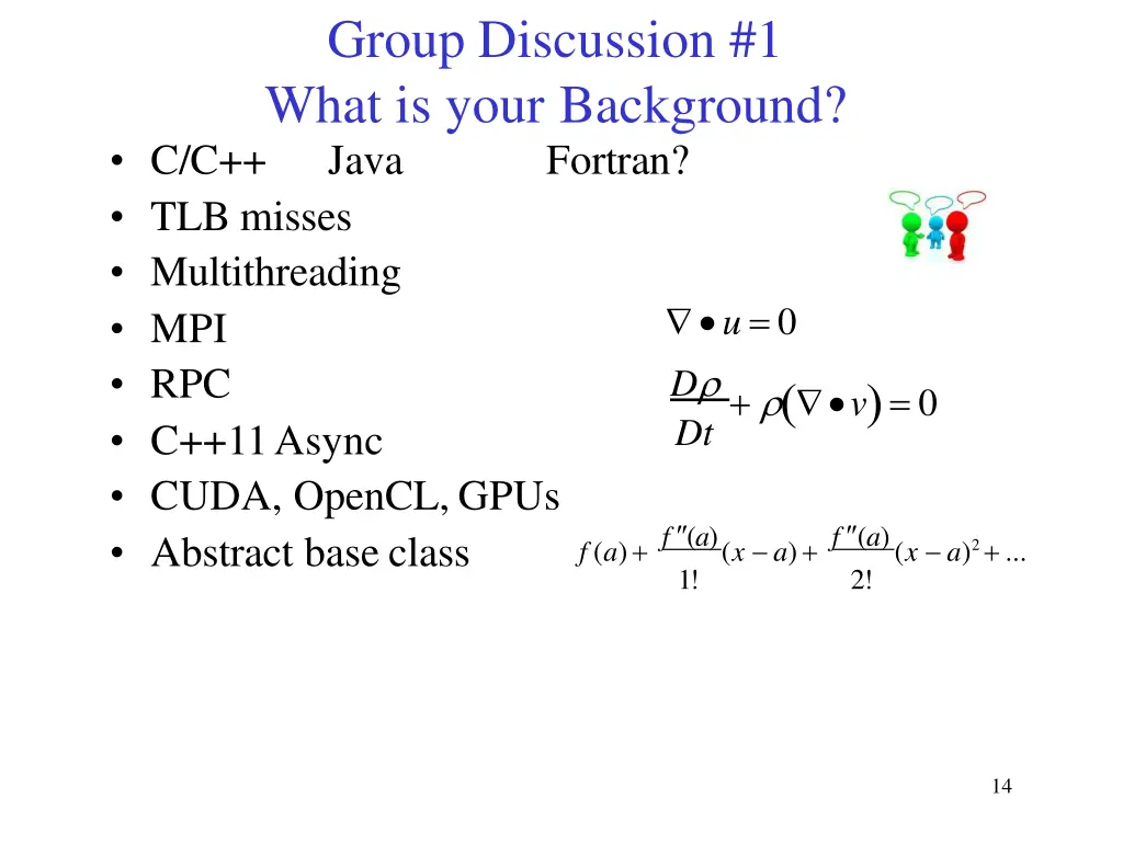group discussion 1 what is your background
