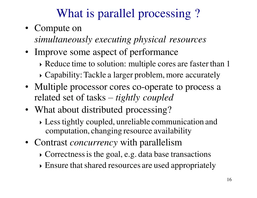 what is parallel processing compute