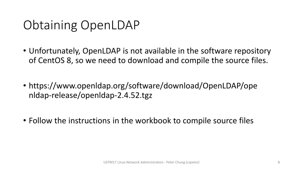 obtaining openldap