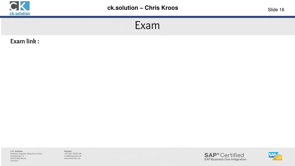 ck solution chris kroos 15