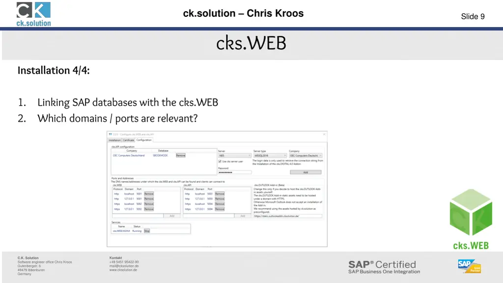 ck solution chris kroos 8