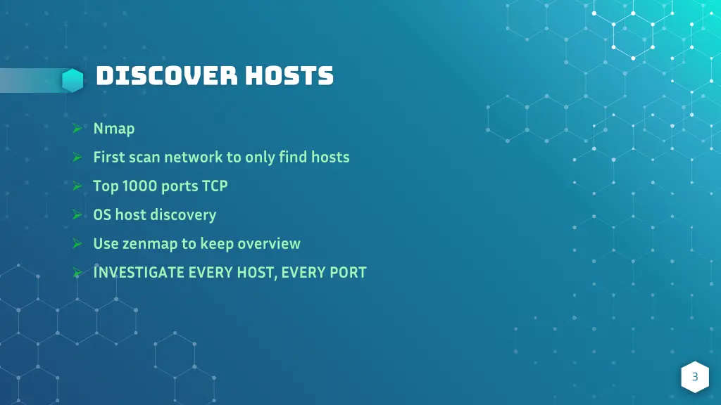 discover hosts