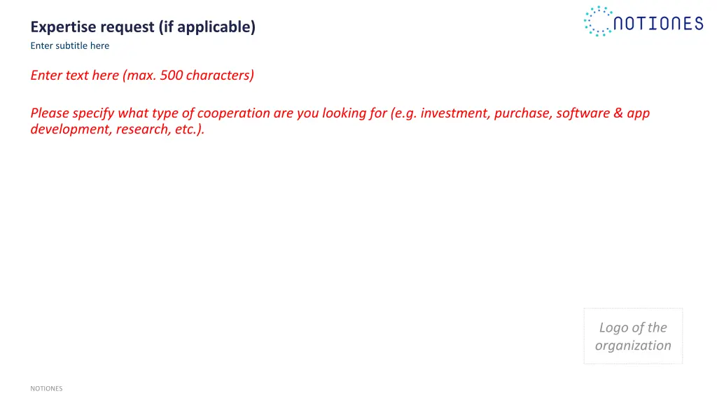 expertise request if applicable enter subtitle
