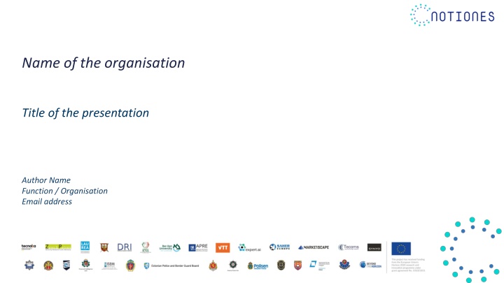 name of the organisation