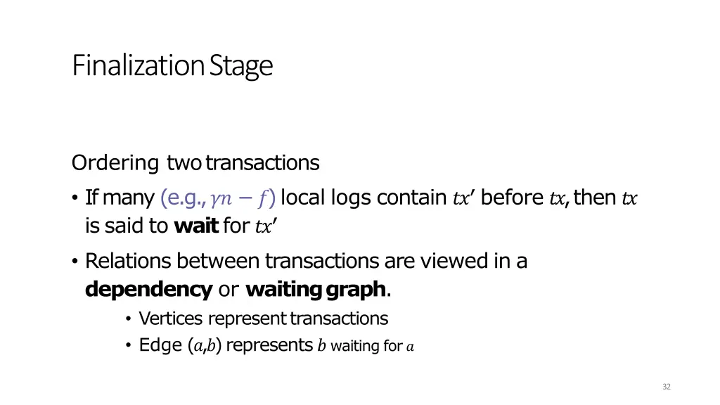 finalizationstage 1