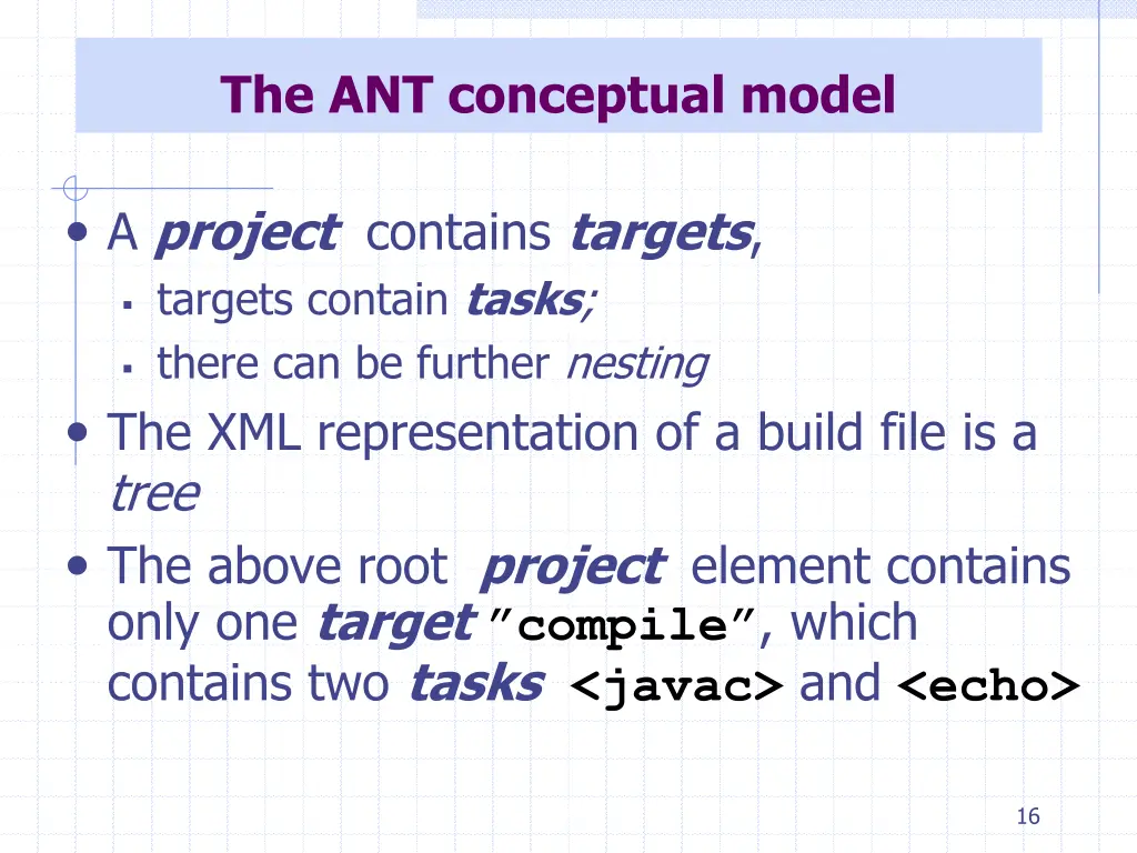 the ant conceptual model