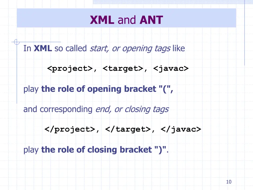 xml and ant 2