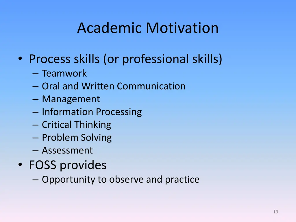 academic motivation 1