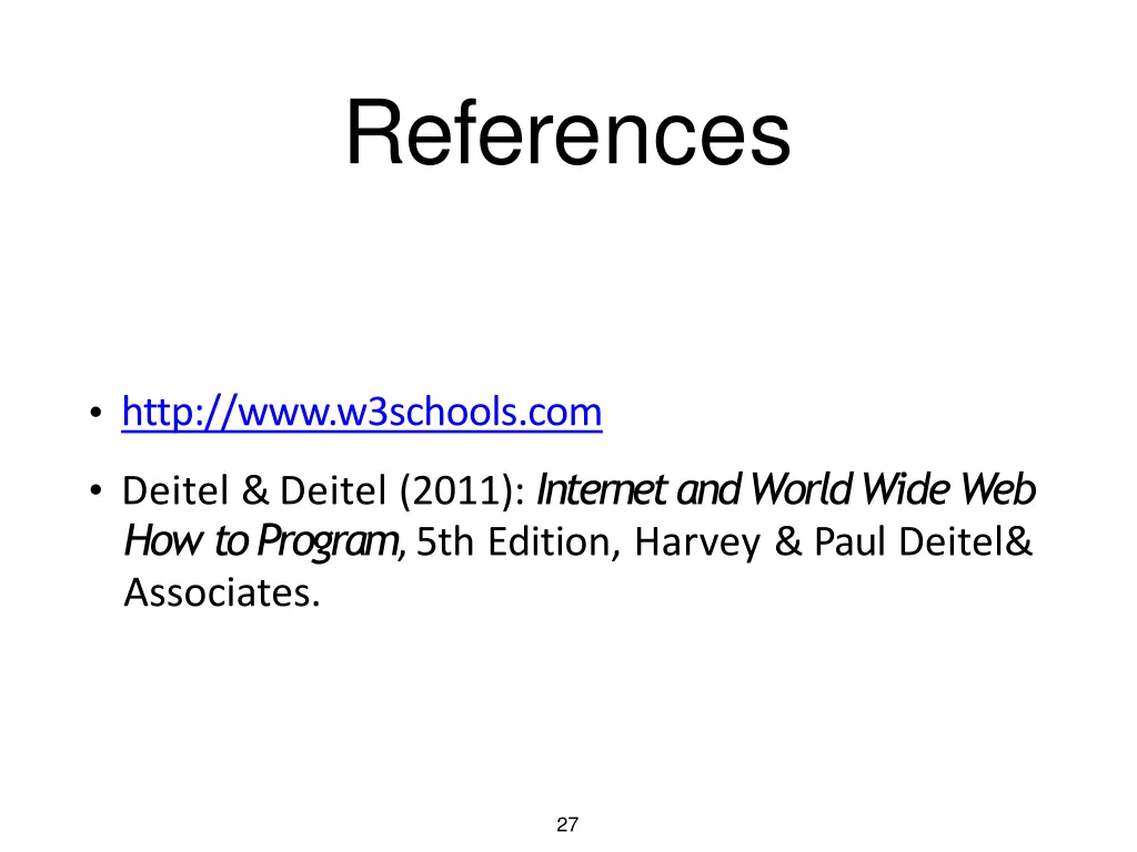 references
