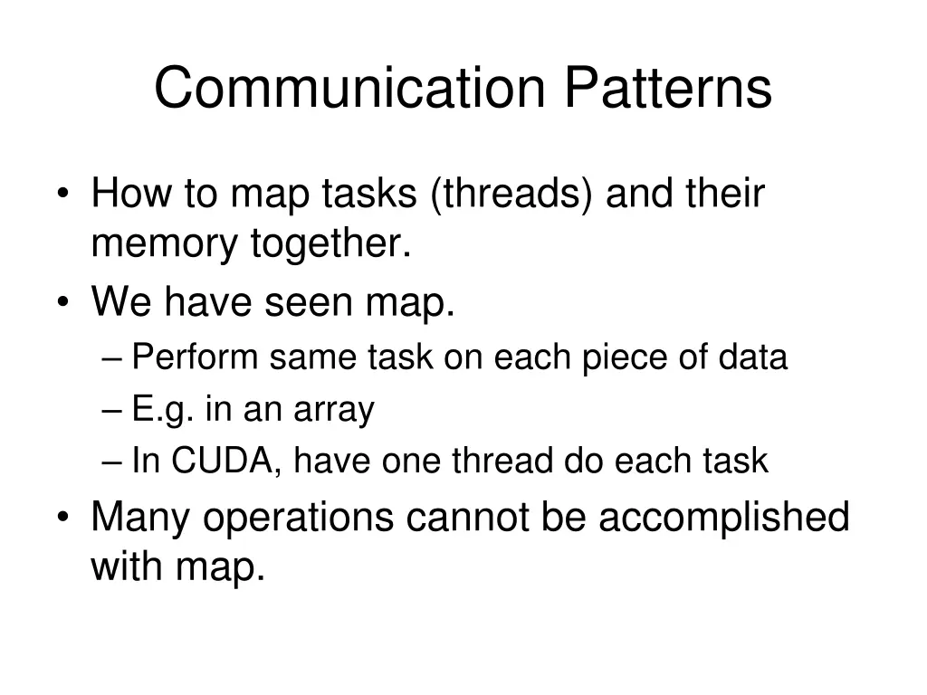 communication patterns
