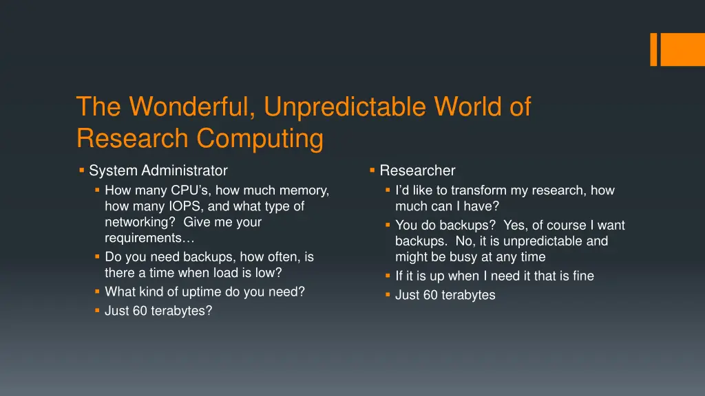 the wonderful unpredictable world of research