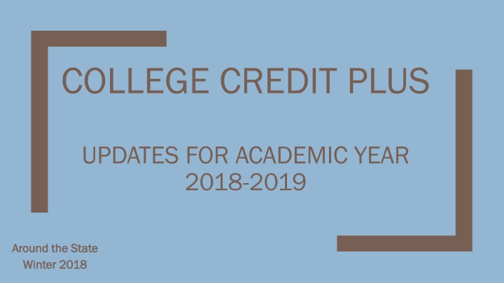 college credit plus