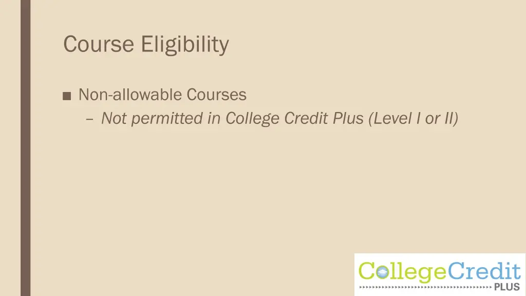 course eligibility 4