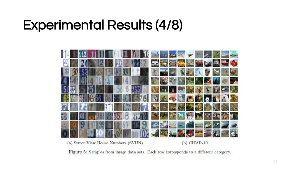 experimental results experimental results 4 8