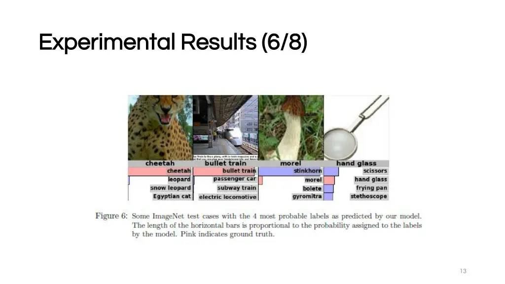 experimental results experimental results 6 8
