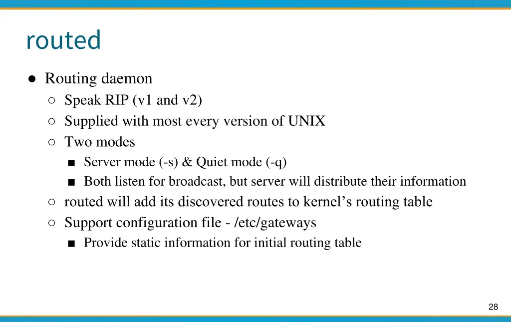 routed 1