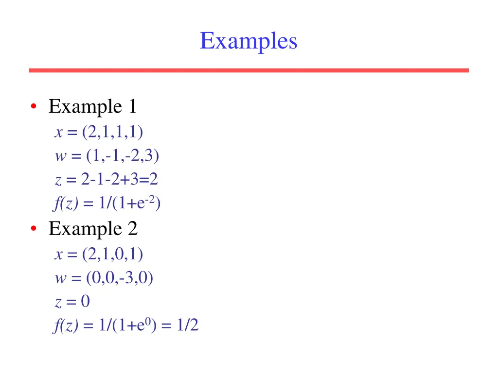 examples