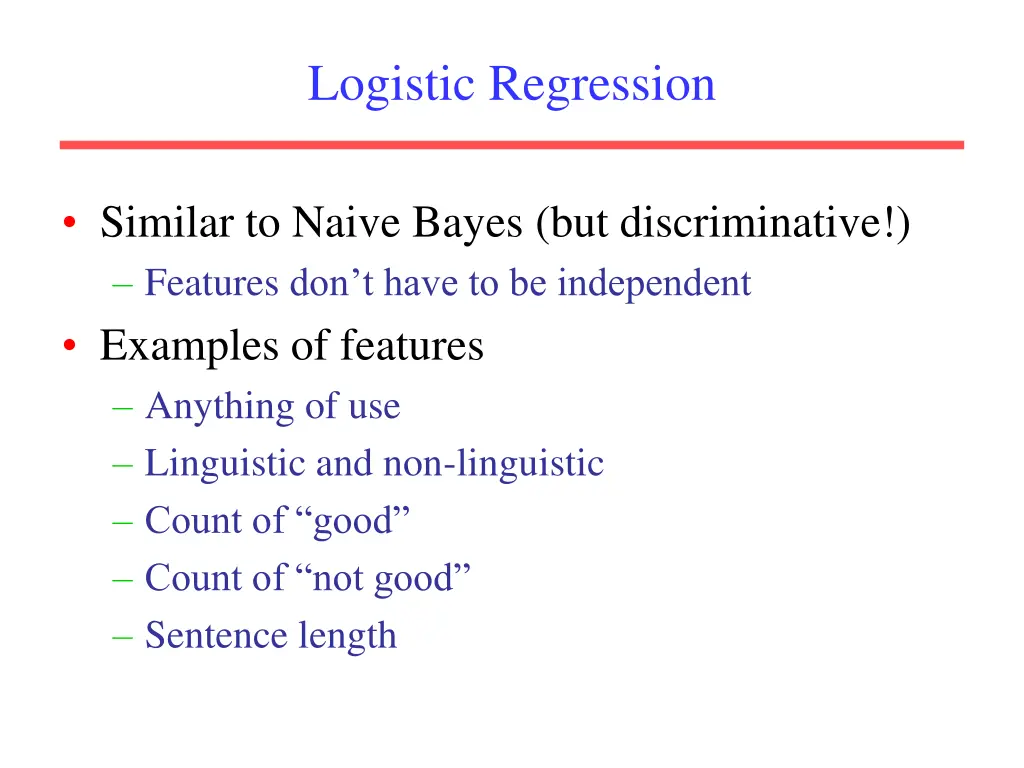 logistic regression 2