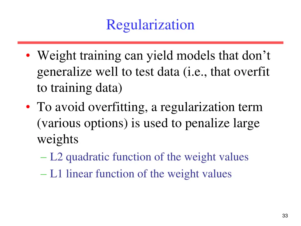 regularization