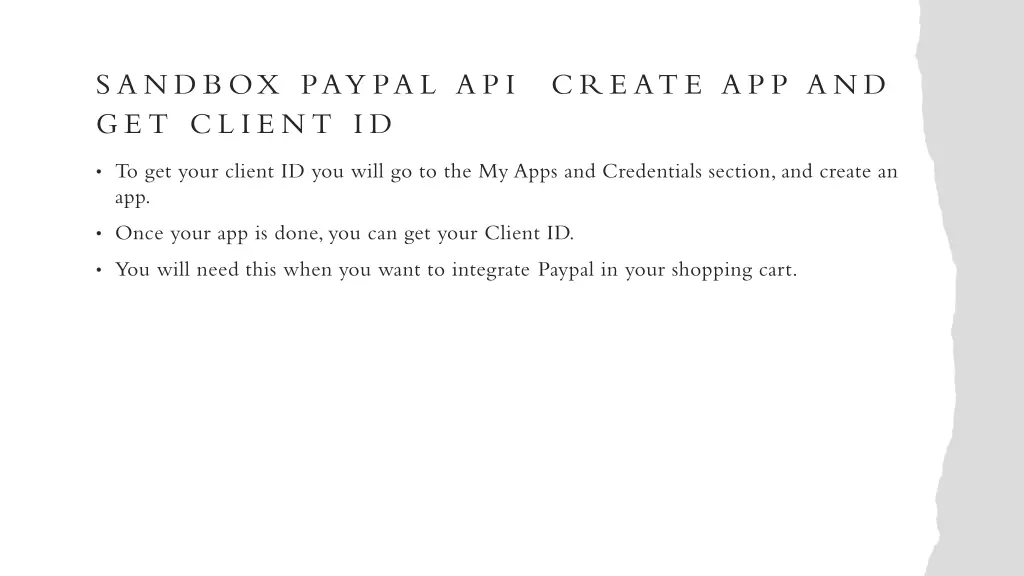 s a n d b ox pay pa l a p i g e t c l i e n t i d