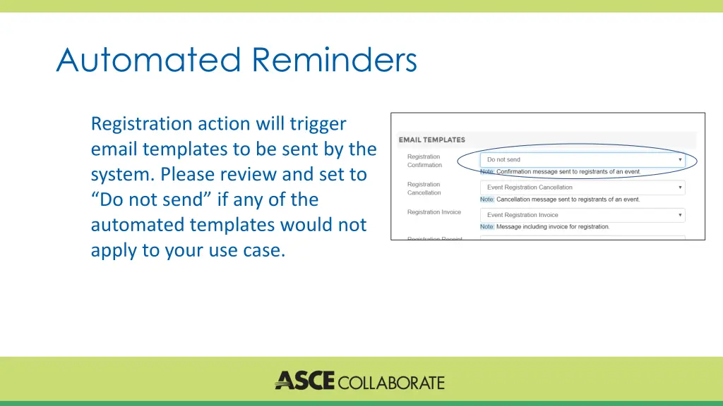 automated reminders