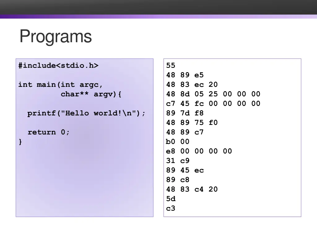 programs