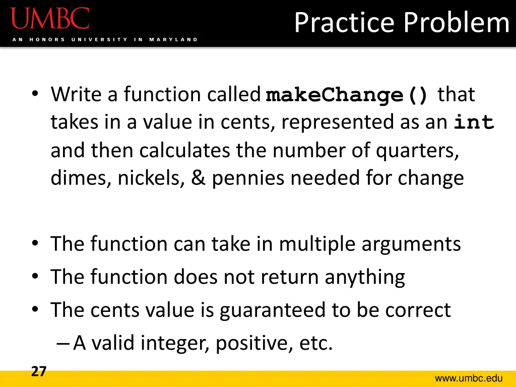 practice problem