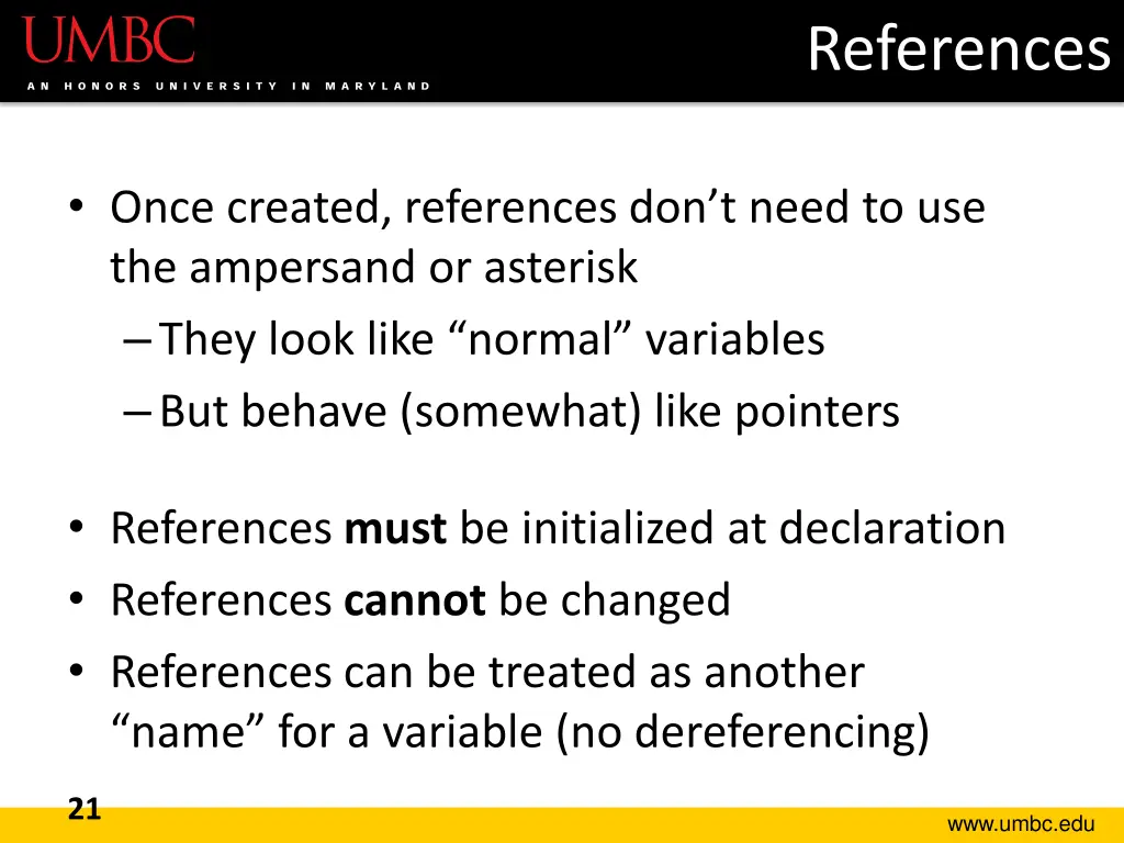 references