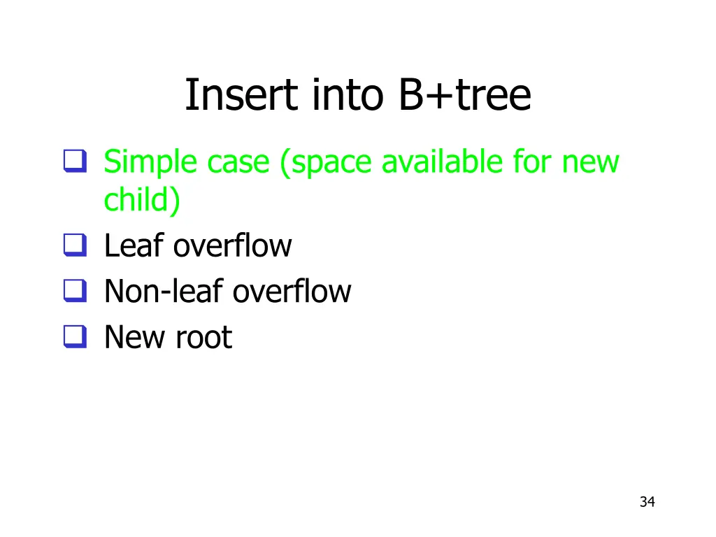 insert into b tree 3