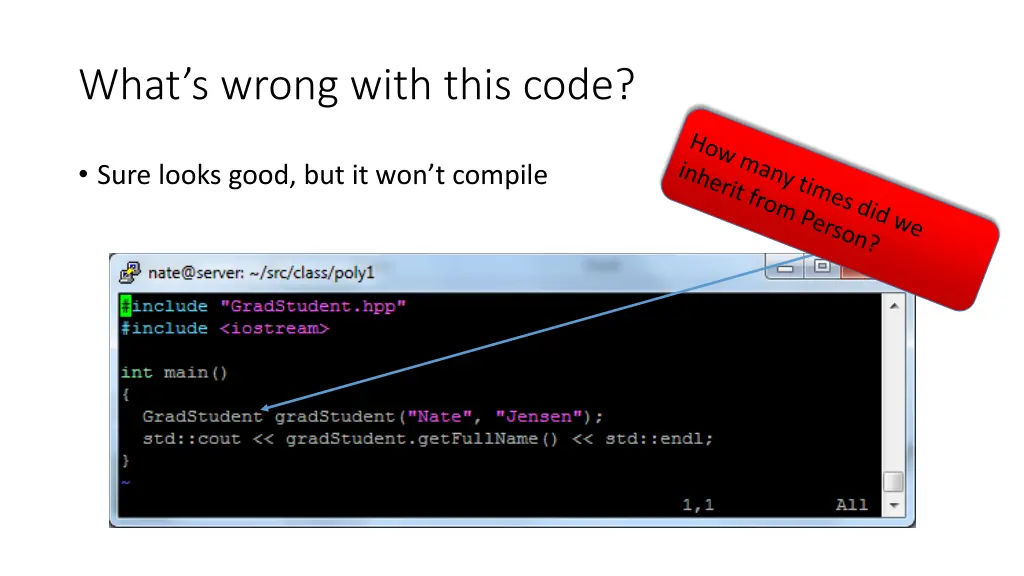 what s wrong with this code