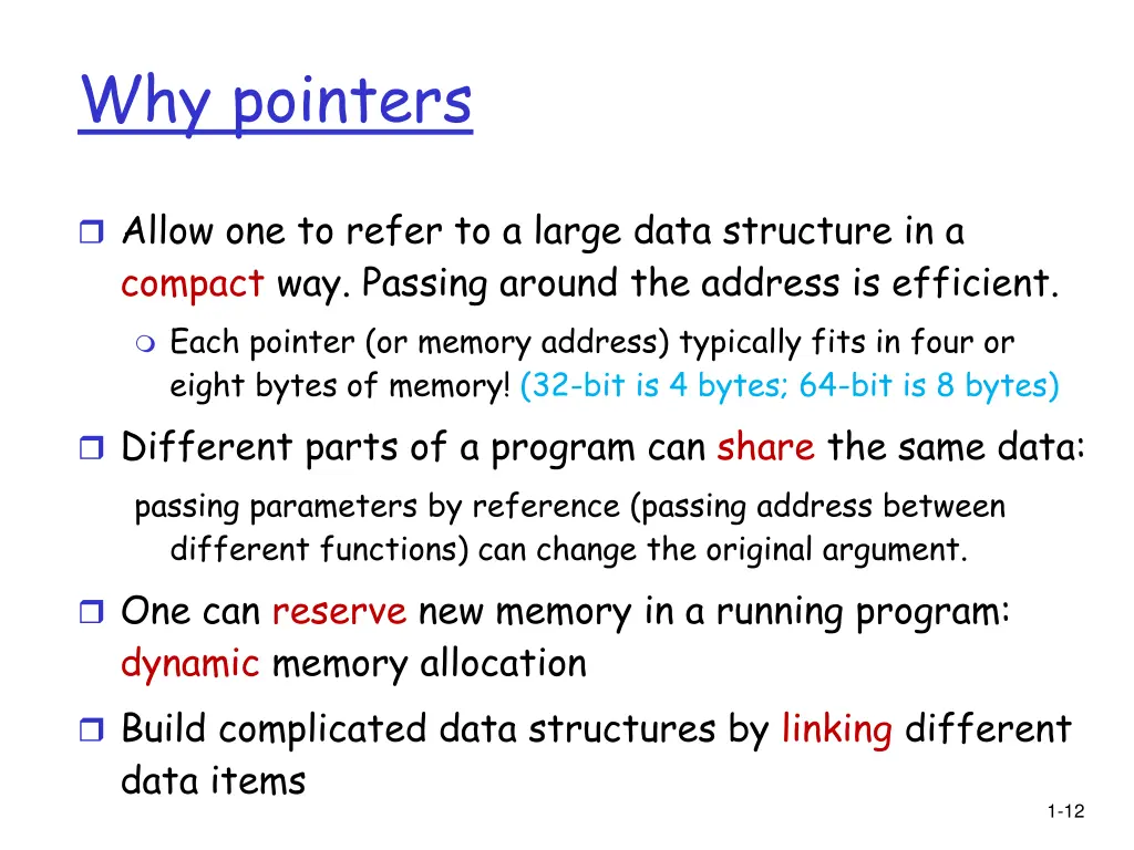 why pointers