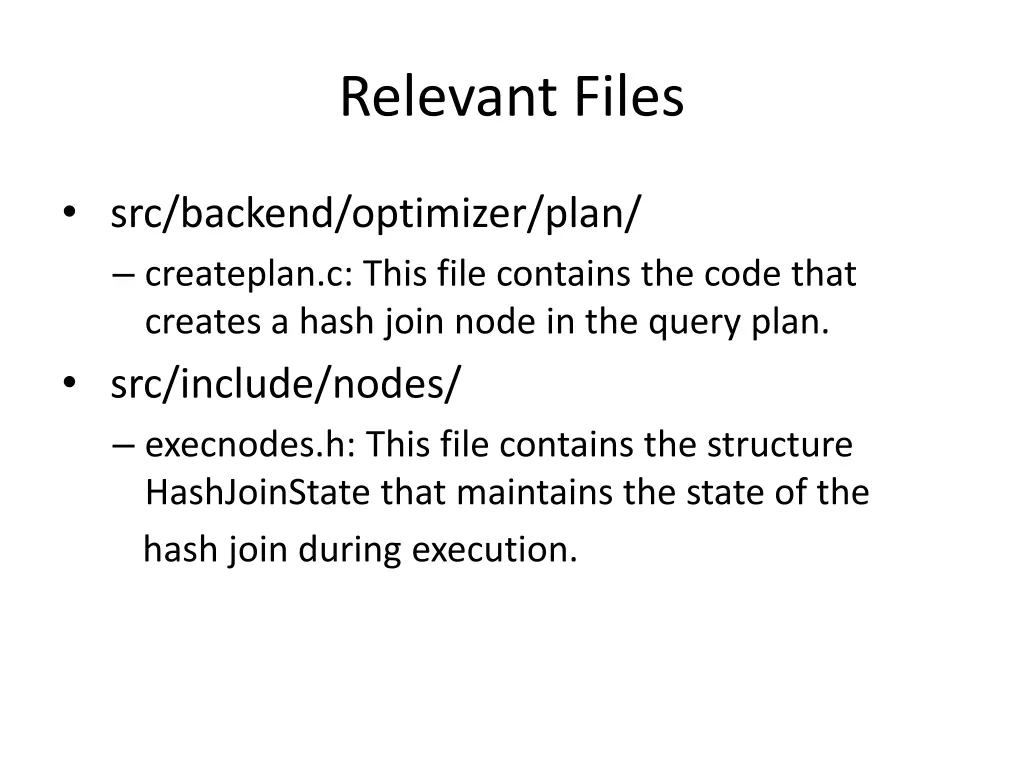 relevant files 1