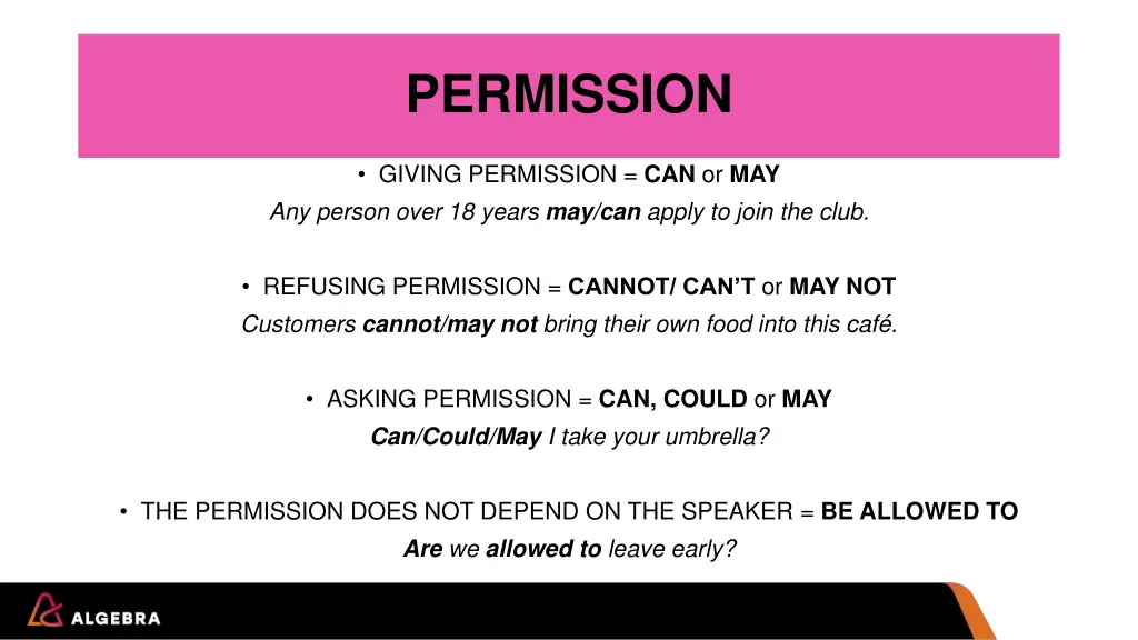 permission