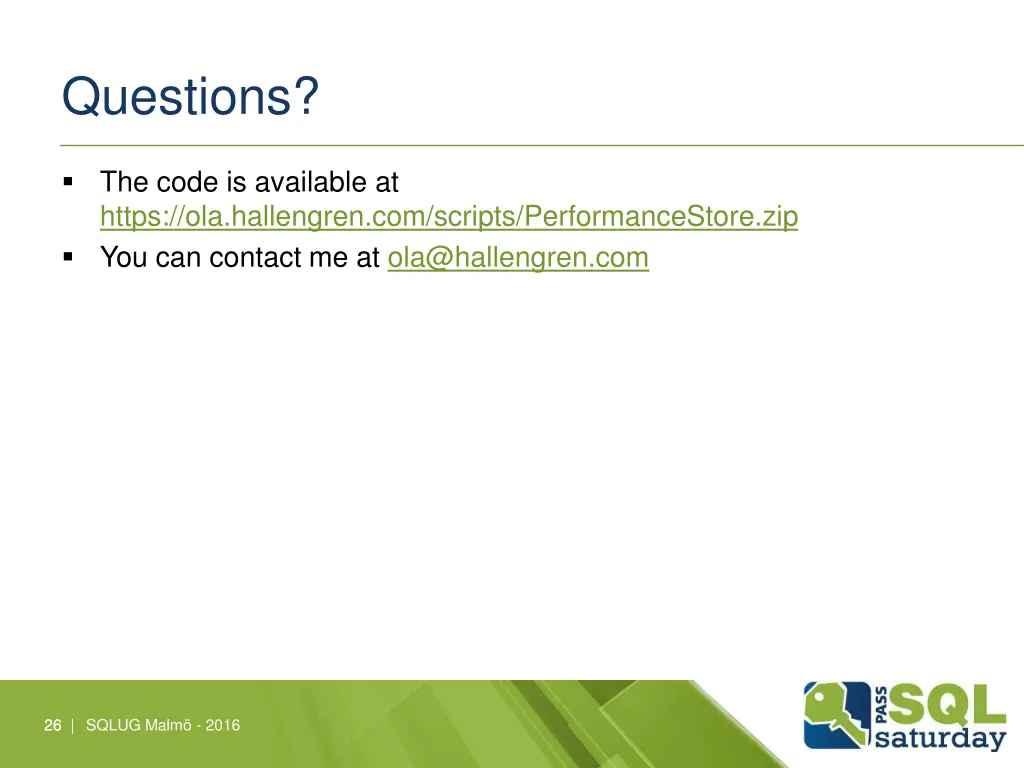 questions