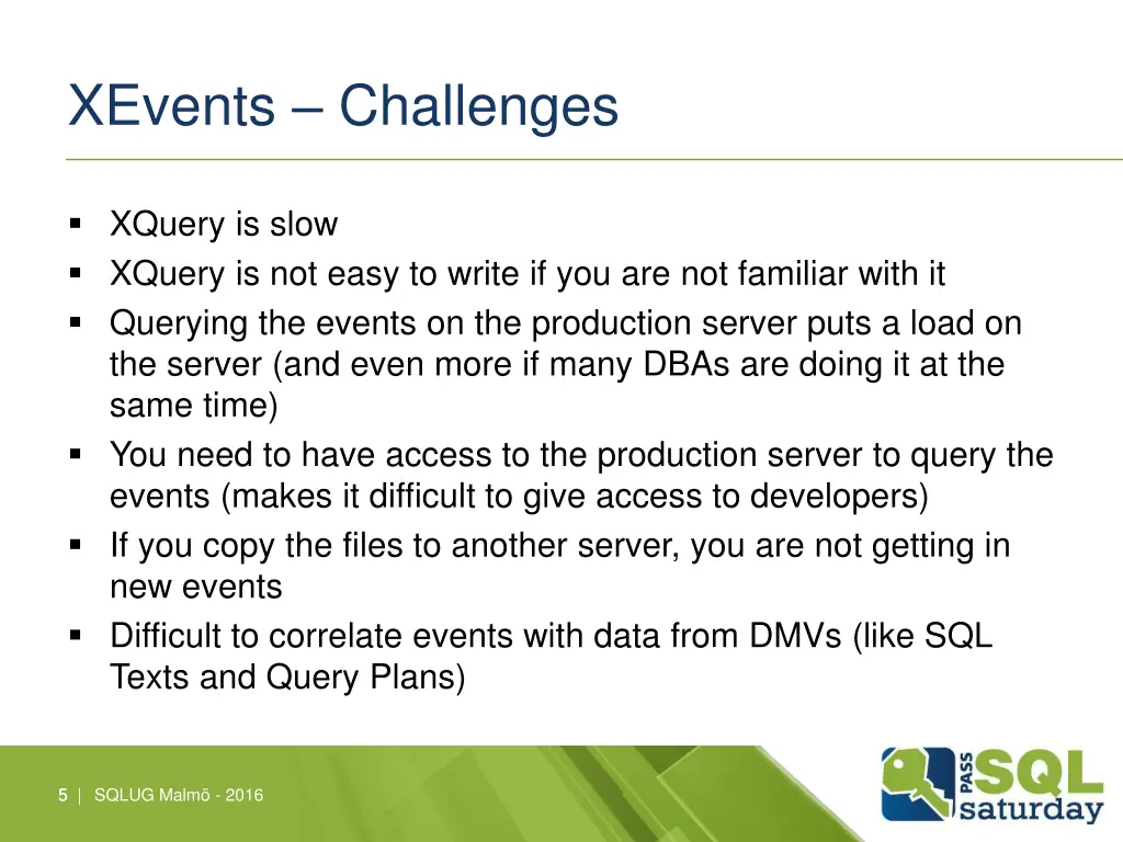 xevents challenges