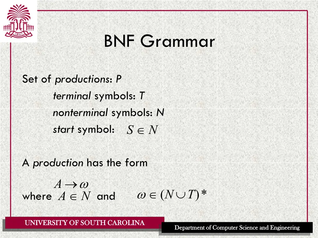 bnf grammar