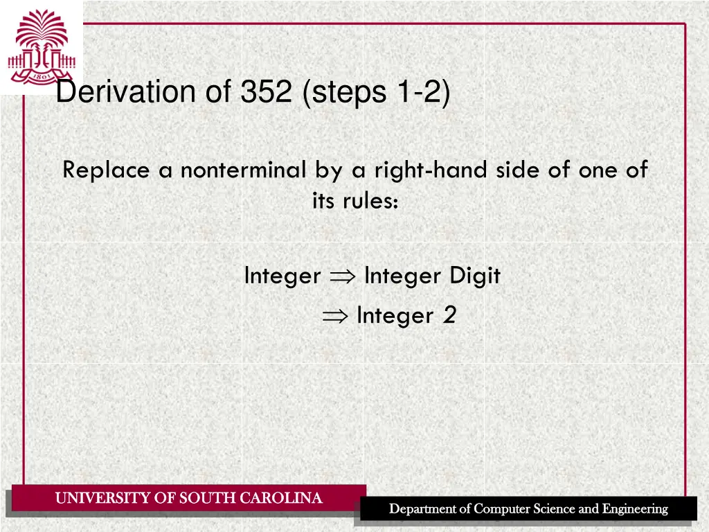derivation of 352 steps 1 2